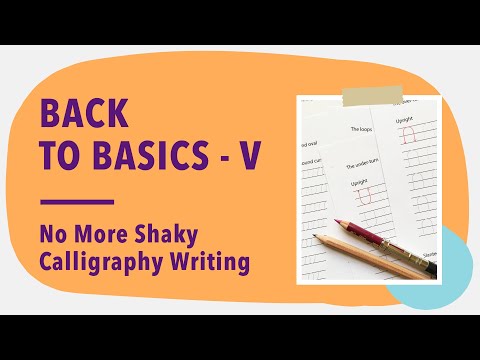 Download Video How to Improve Calligraphy and Lettering – Back to the Basics Part 5 – Free Worksheets