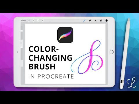 Download Video How to make a Color-Changing Calligraphy Brush in Procreate 5
