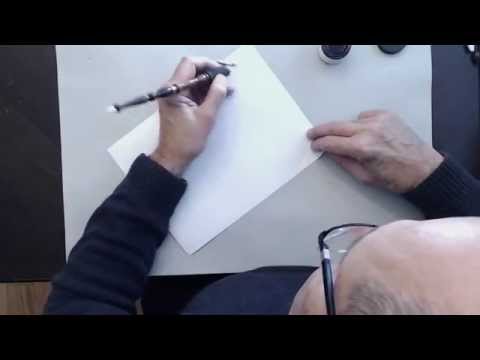 Download Video Master Penman John DeCollibus: Basic tips for Left-Handed Calligraphers