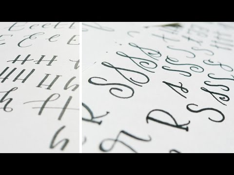 Download Video Modern Calligraphy Alphabet Play & Practice Part 2