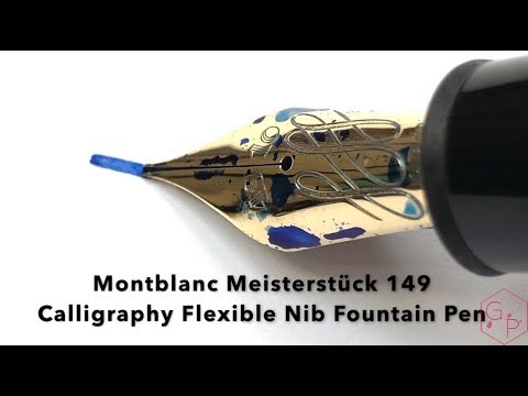 Download Video Montblanc Meisterstück 149 Calligraphy Flexible Nib Fountain Pen
