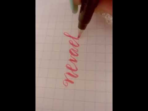 Download Video My Calligraphy, Writing Names! Nevaeh!