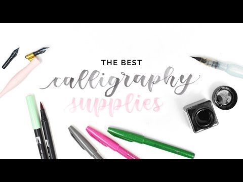 Download Video My Favorite Calligraphy Supplies