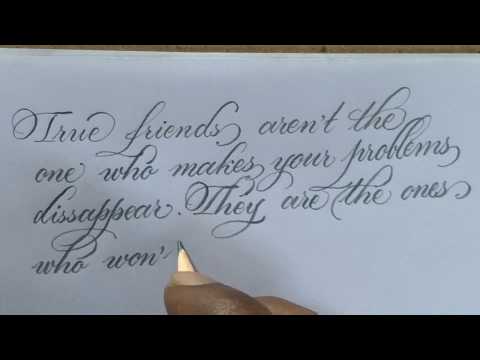 Download Video Pencil calligraphy | how to write beautiful cursive handwriting with pencil