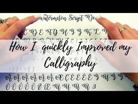 Download Video Quick and Easy Tricks for Improving your Calligraphy