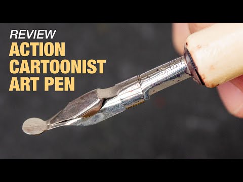 Download Video Review: Action Cartoonist Art Pen (calligraphy pen?)