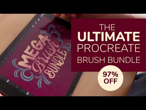 Download Video The ULTIMATE Procreate brush bundle for lettering & calligraphy