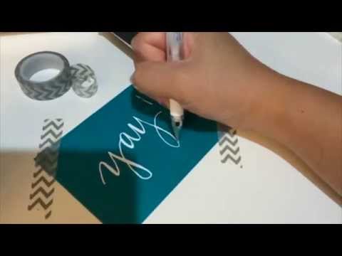 Download Video Tutorial: How to Fake Calligraphy | Hey Love Designs