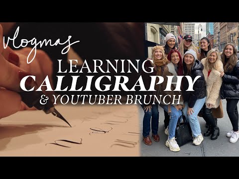 Download Video Youtuber brunch & learning calligraphy | vlogmas day 13