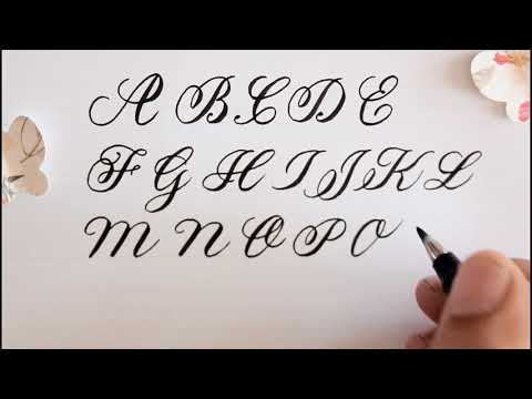 Download Video how to write in calligraphy – easy way for beginners
