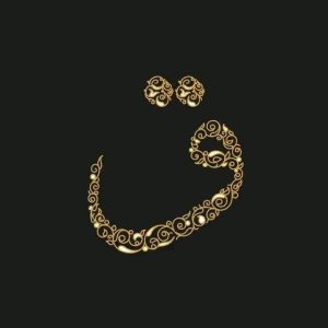kaligrafi huruf arab batik 17
